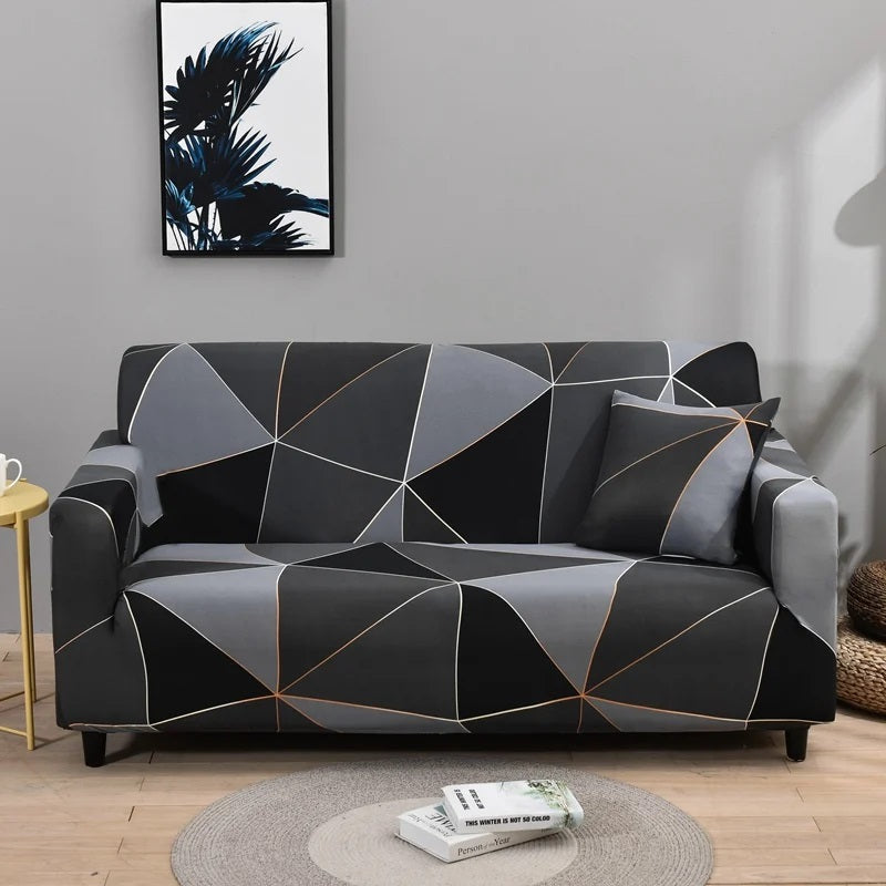 Printed Jersey Sofa Cover