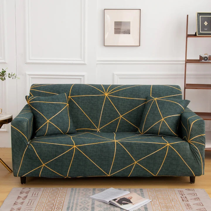 Printed Jersey Sofa Cover