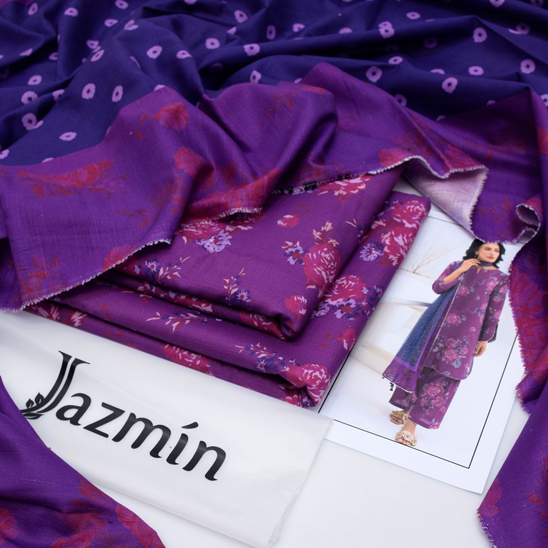 Jazmin 3-piece khaddar Unstiched Digital Print