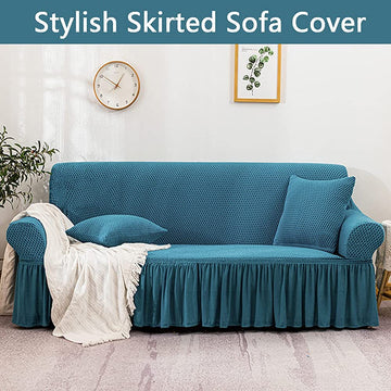 Turkish Style Sofa Cover - Zinc