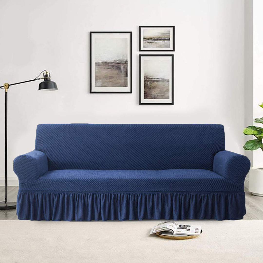 Turkish Style Sofa Cover - Blue