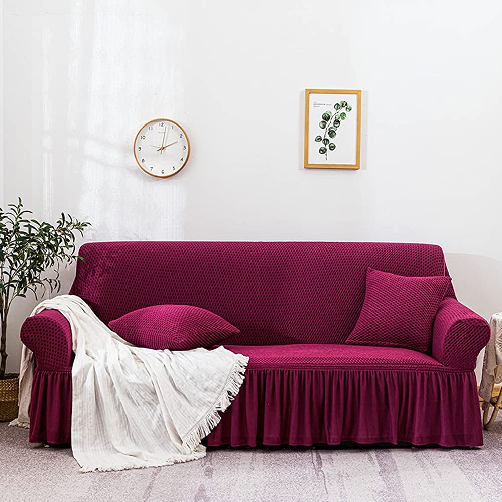 Turkish Style Sofa Cover - Maroon