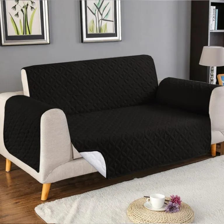 Ultrasonic Sofa Cover - Black